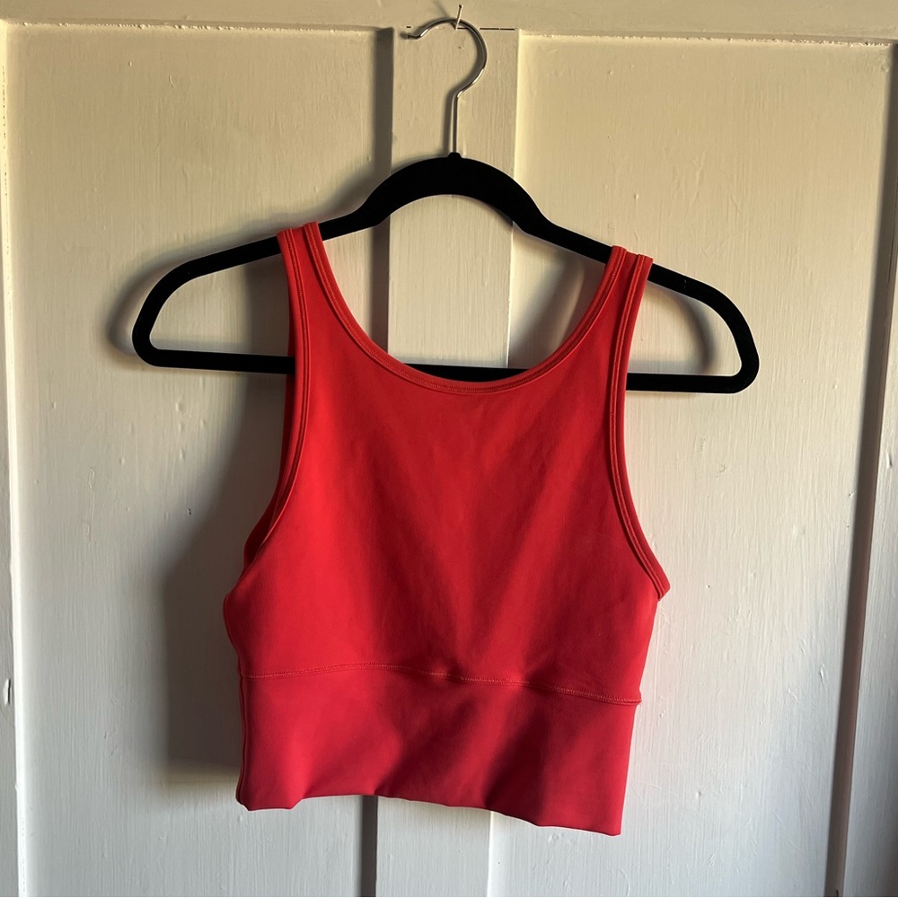 lululemon athletica pink Crop Tank Top